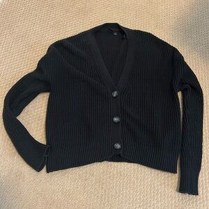 Black Knit Cardigan